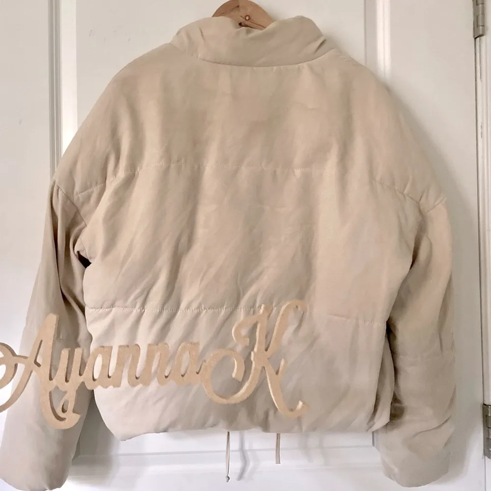 CI SONO Puffer Cream Jacket Size XL - Image 3