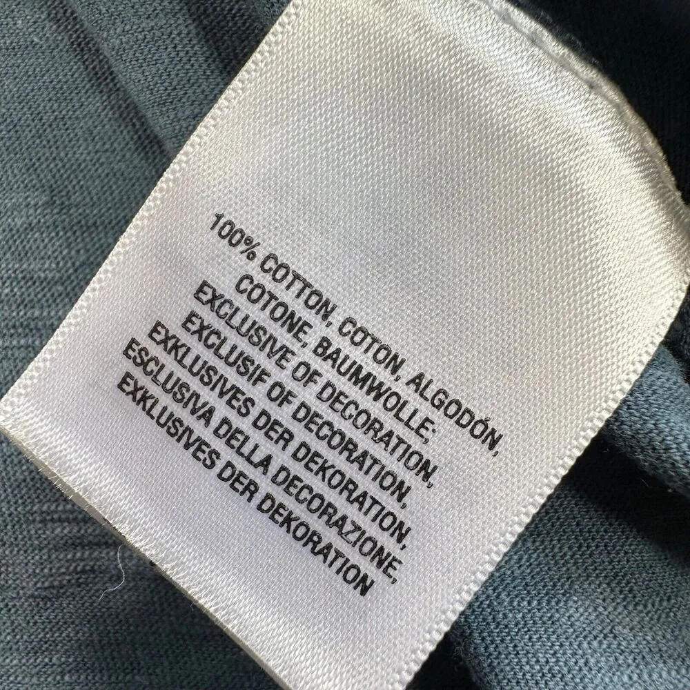 Anthropologie Deletta Josephine Top Size XS Blue Embellished Beaded Wing Sleeve - Image 7