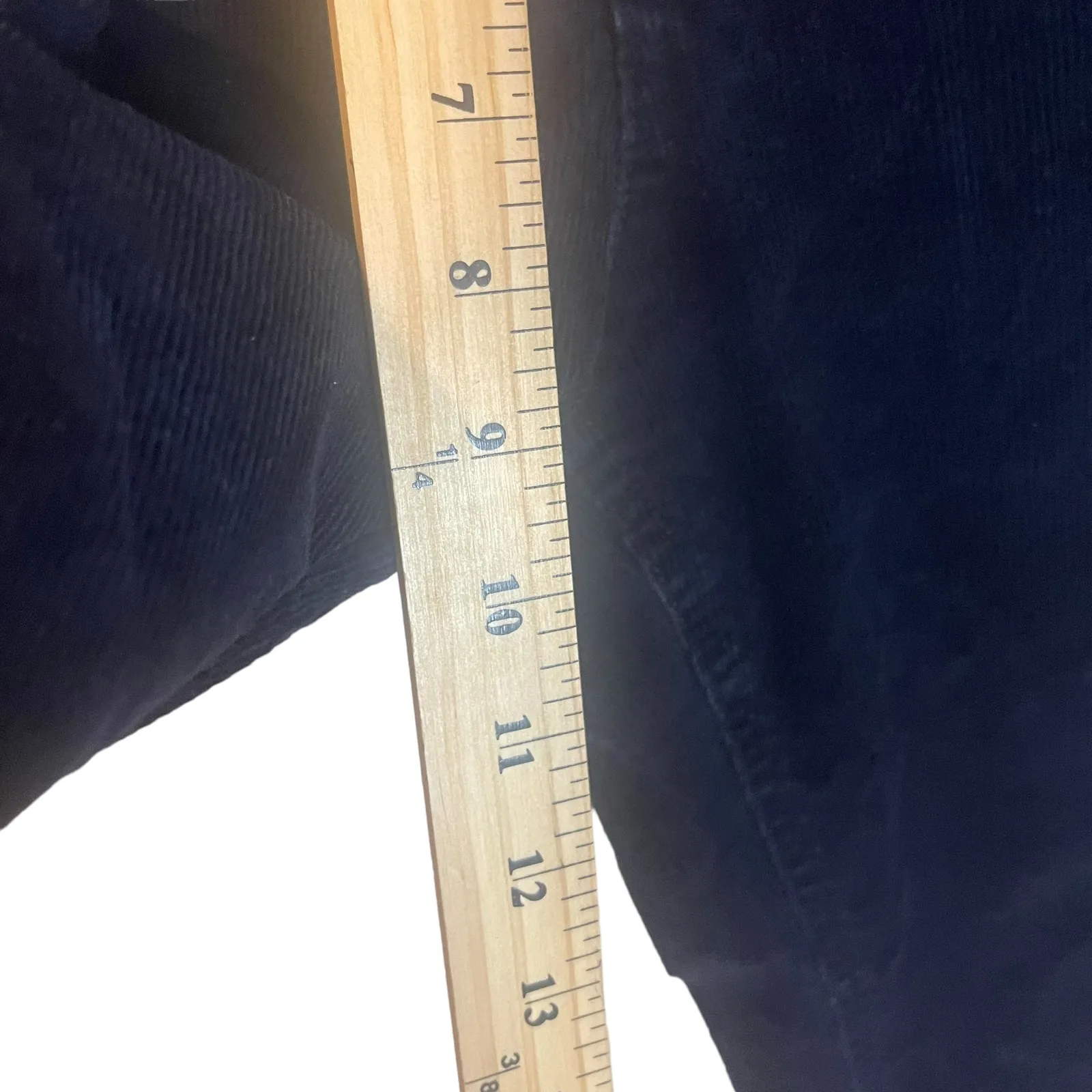 St. John's Bay Women's Size 10 Tall Blue Corduroy‎ Straight Leg Jeans - Image 9