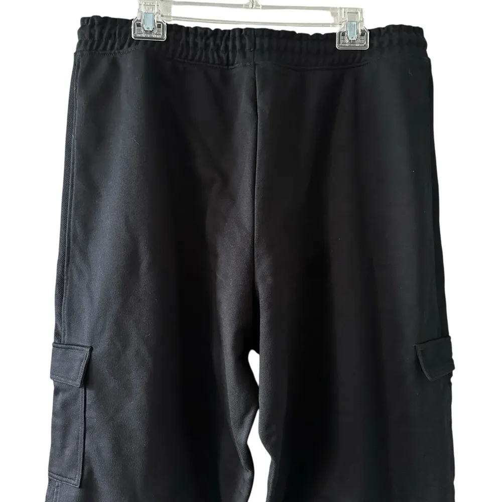 Gymshark Legacy Joggers Women's XXL Black Cotton Cargo Sweatpants Athleisure NWT - Image 7