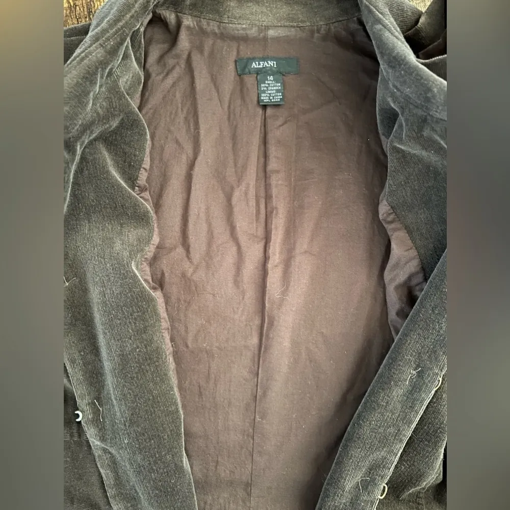 Alfani | women’s corduroy jacket/blazer. Size: 14 - Image 4