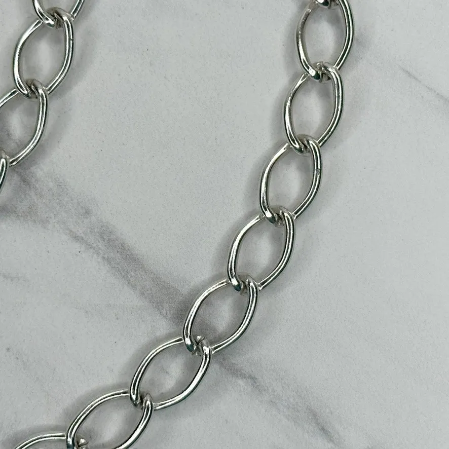 Silver Tone Chain Link Purse Handbag Replacement Strap ✨ - Image 6