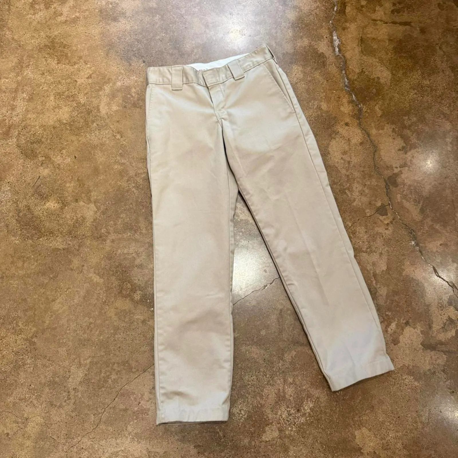 Tan Dickies Slim Taper Pants - Image 2