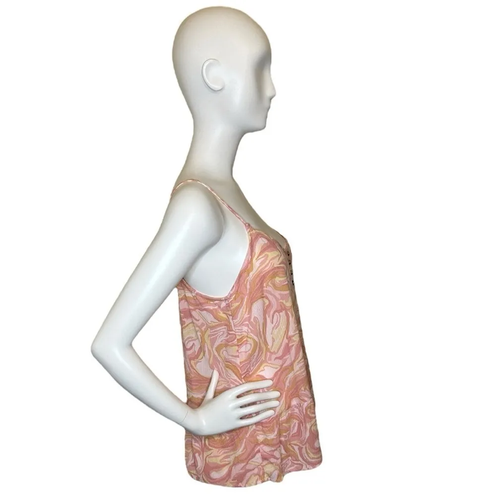 HIPPIE ROSE Juniors' Ruffled-Hem Tank Top Small - Image 4