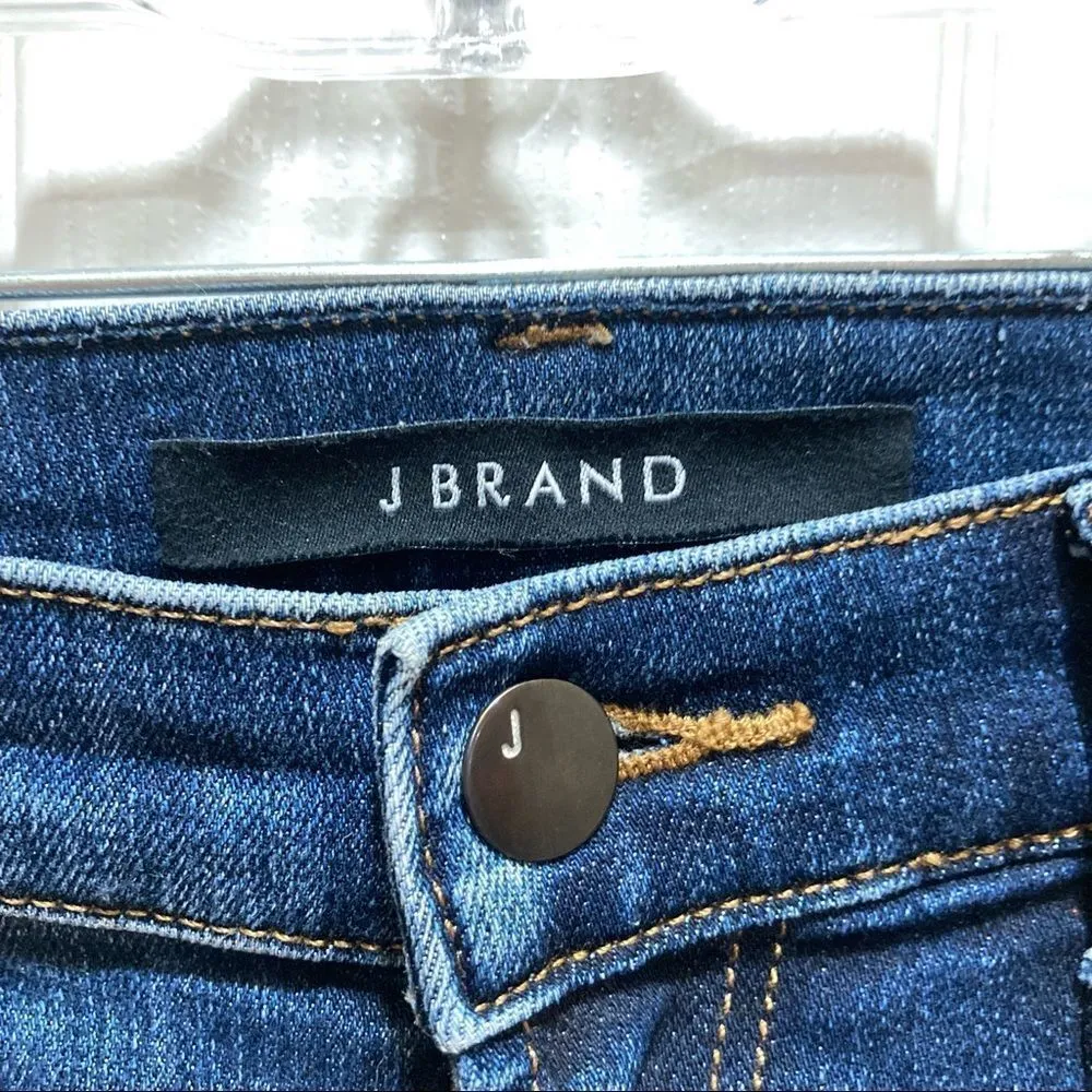 J. BRAND Skinny Jeans Step Hem in Mesmeric Blue Size 27 - Image 4