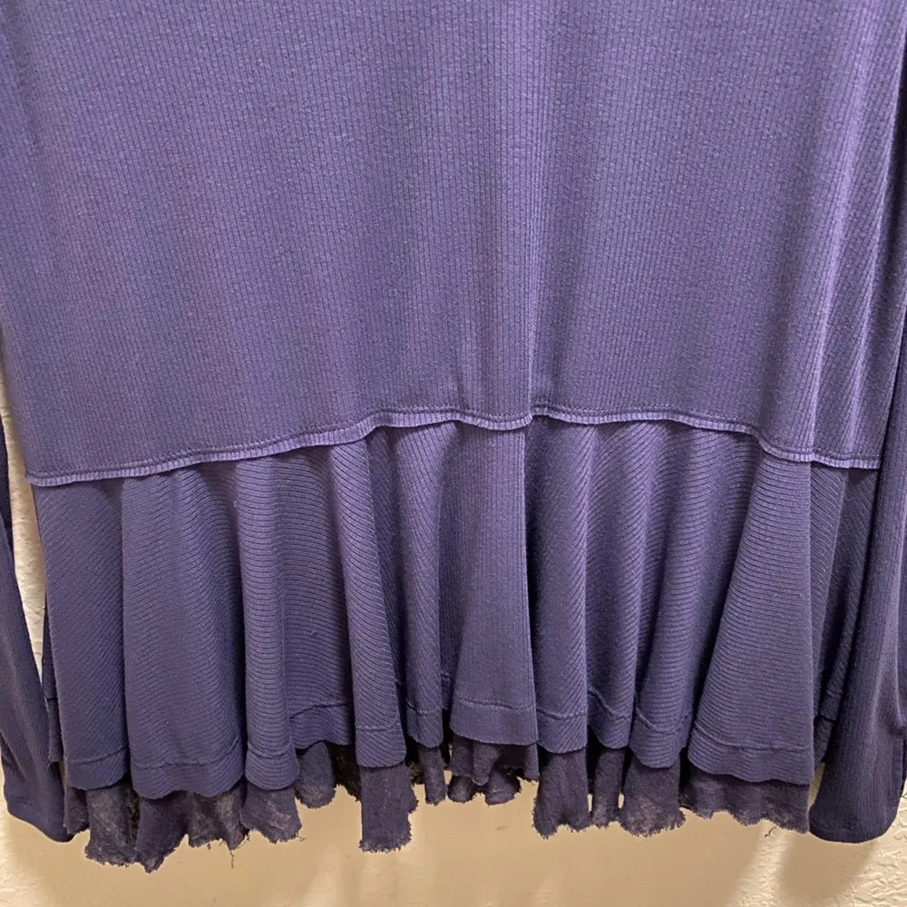 Free People We The Free Tangerine Long Sleeve Tee Size XS In Violet Dusk - Image 7