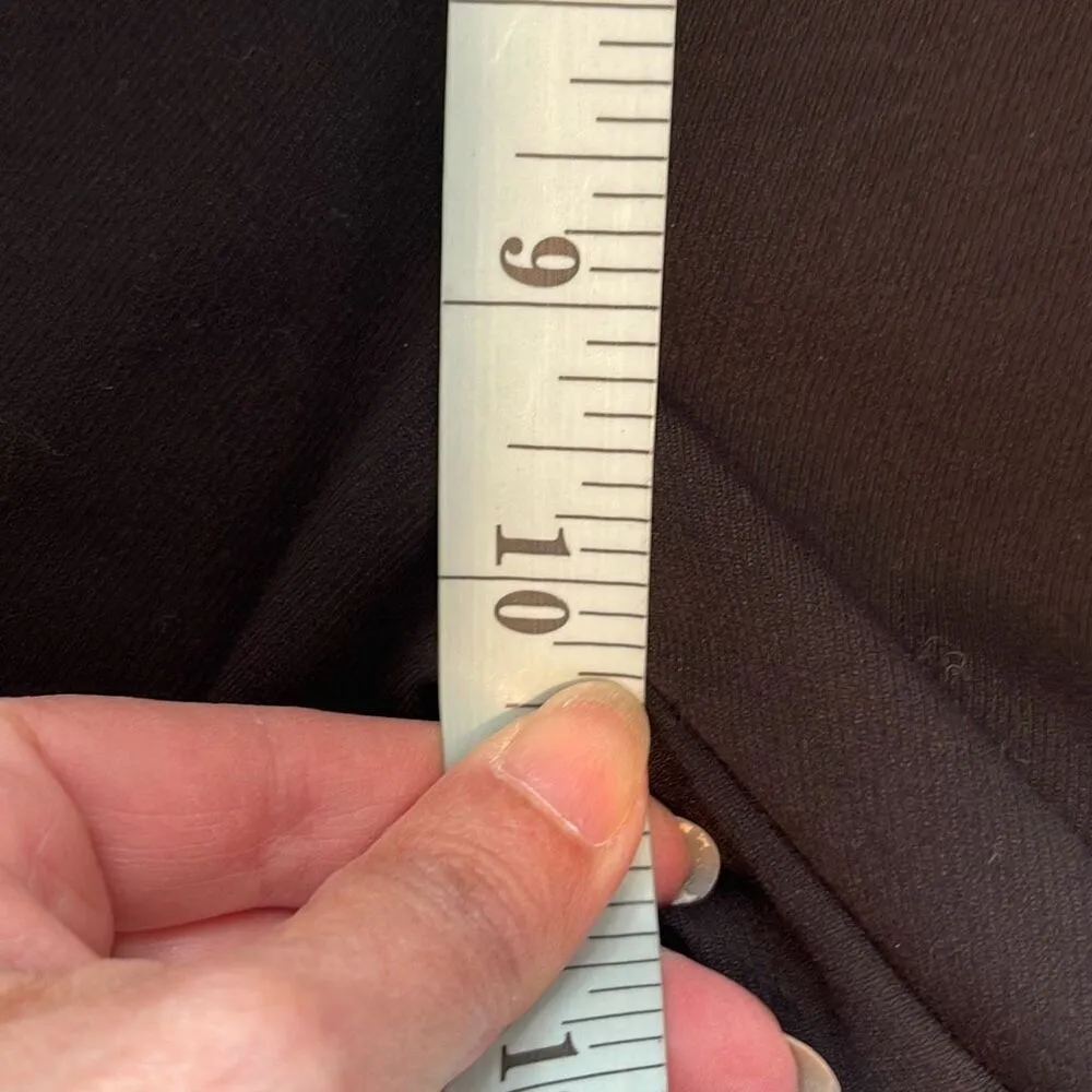 LOFT Womens Side Zip High Waist Seam Detail Ankle Trouser Pants‎ Black Size 6P - Image 10