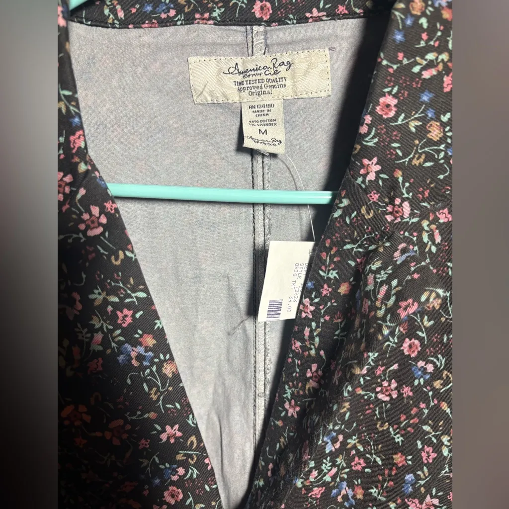 American Rag Black Blazer Classic Structured Suit Jacket - Image 5