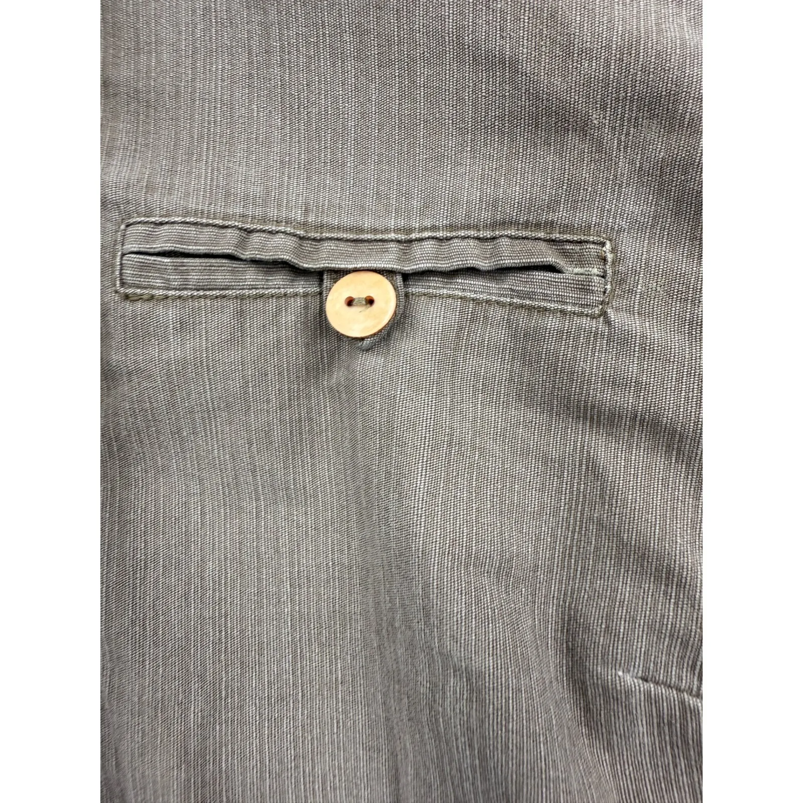 The Territory Ahead Dress Womens Shift Long Sleeve‎ Brown Khaki Shirt Size 6 - Image 3