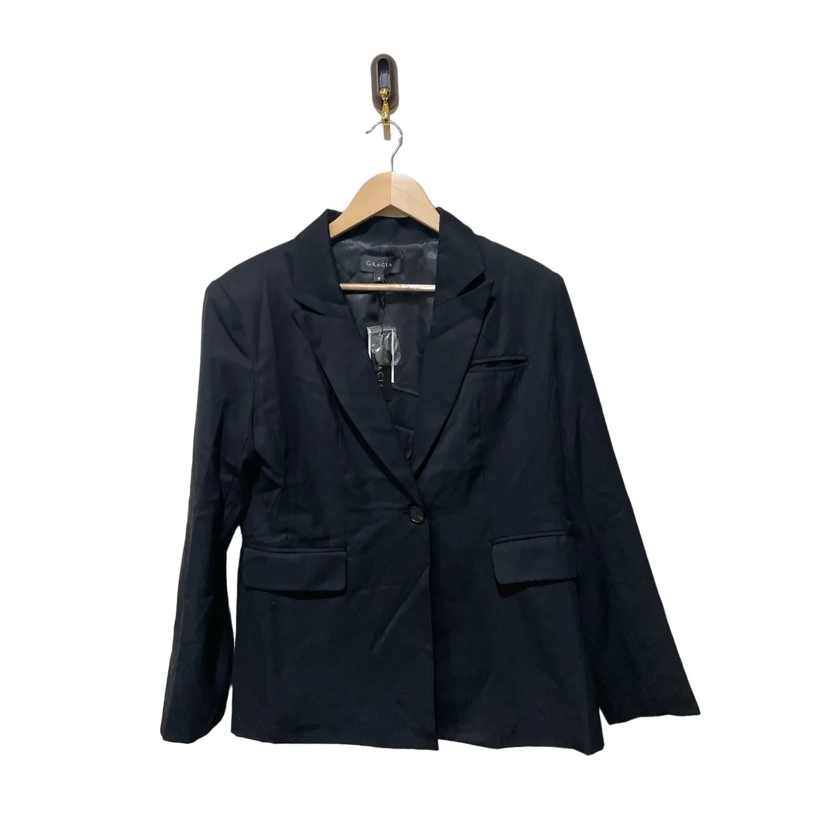Gracia ‎ One-Button Blazer Size Small - Image 4