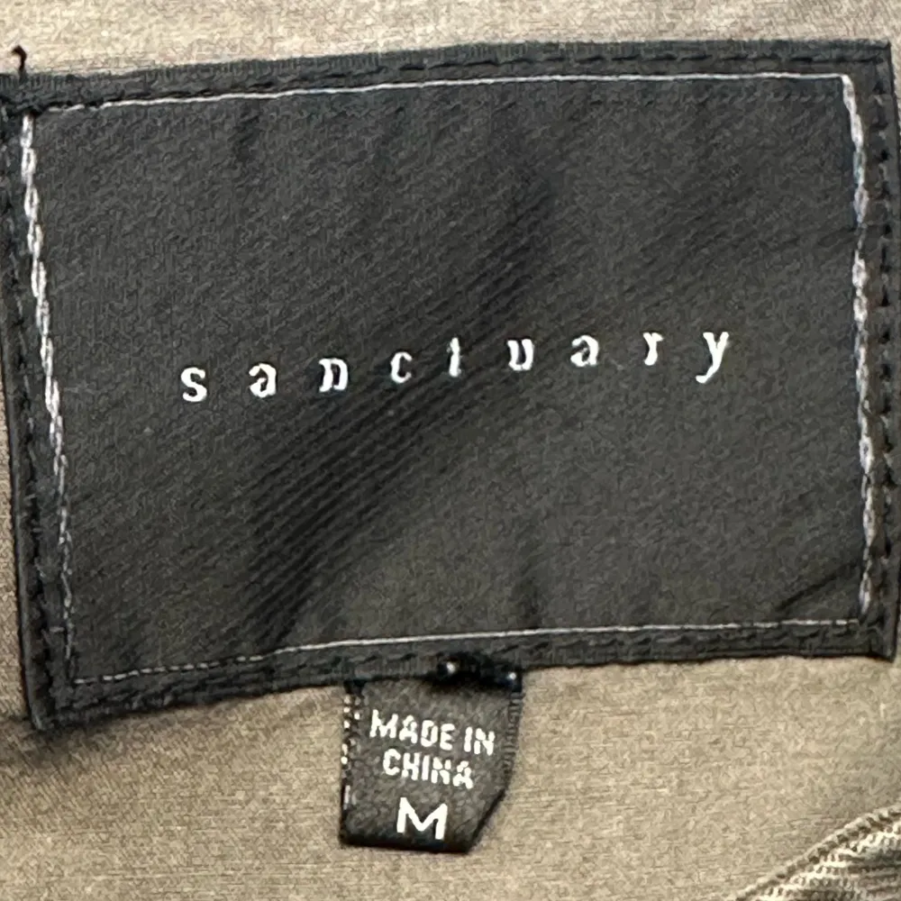 Women's Sanctuary Military Army Green Camo Pocket Jacket Size Med GUC - Image 7