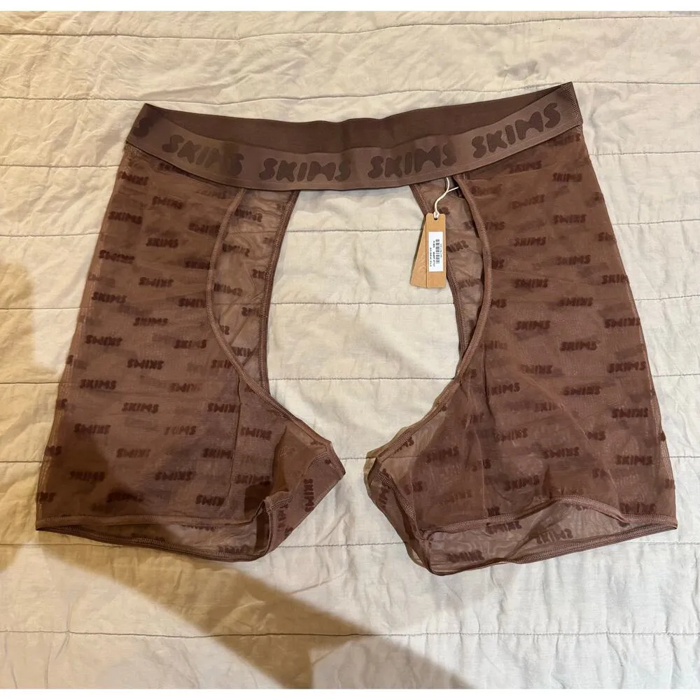 Skims size 4X After Hours Open Shorts in Jasper Brown Women’s NWT - Image 2