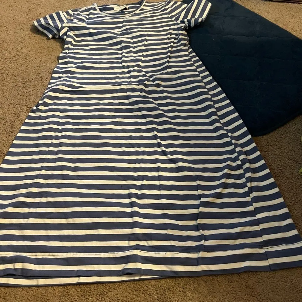 Free assembly small striped dress White - Image 3