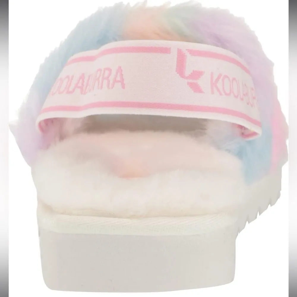 Koolaburra by UGG Unisex - K Fuzz'n Pastel Sandal, Size 9 NWT Cozy Gift Ready - Image 7