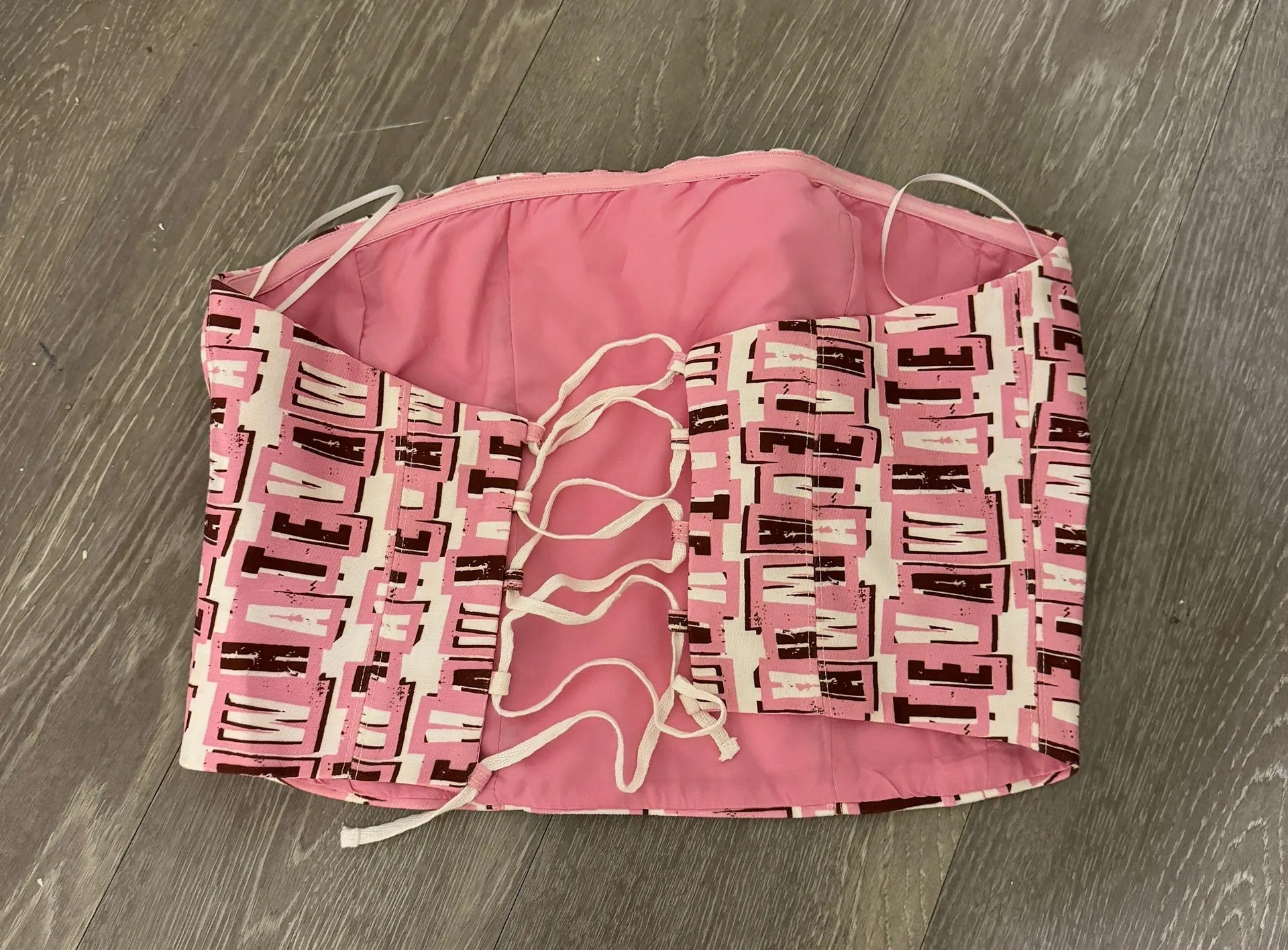 Princess Polly graphic corset top - Image 2