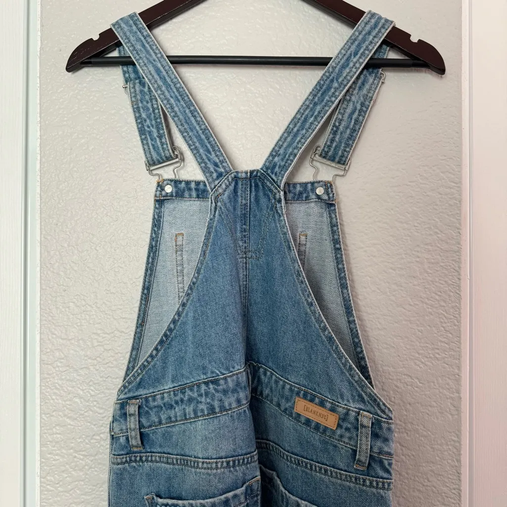 BlankNYC • Denim Overalls • Ripped/Distressed • Size 26 - Image 9