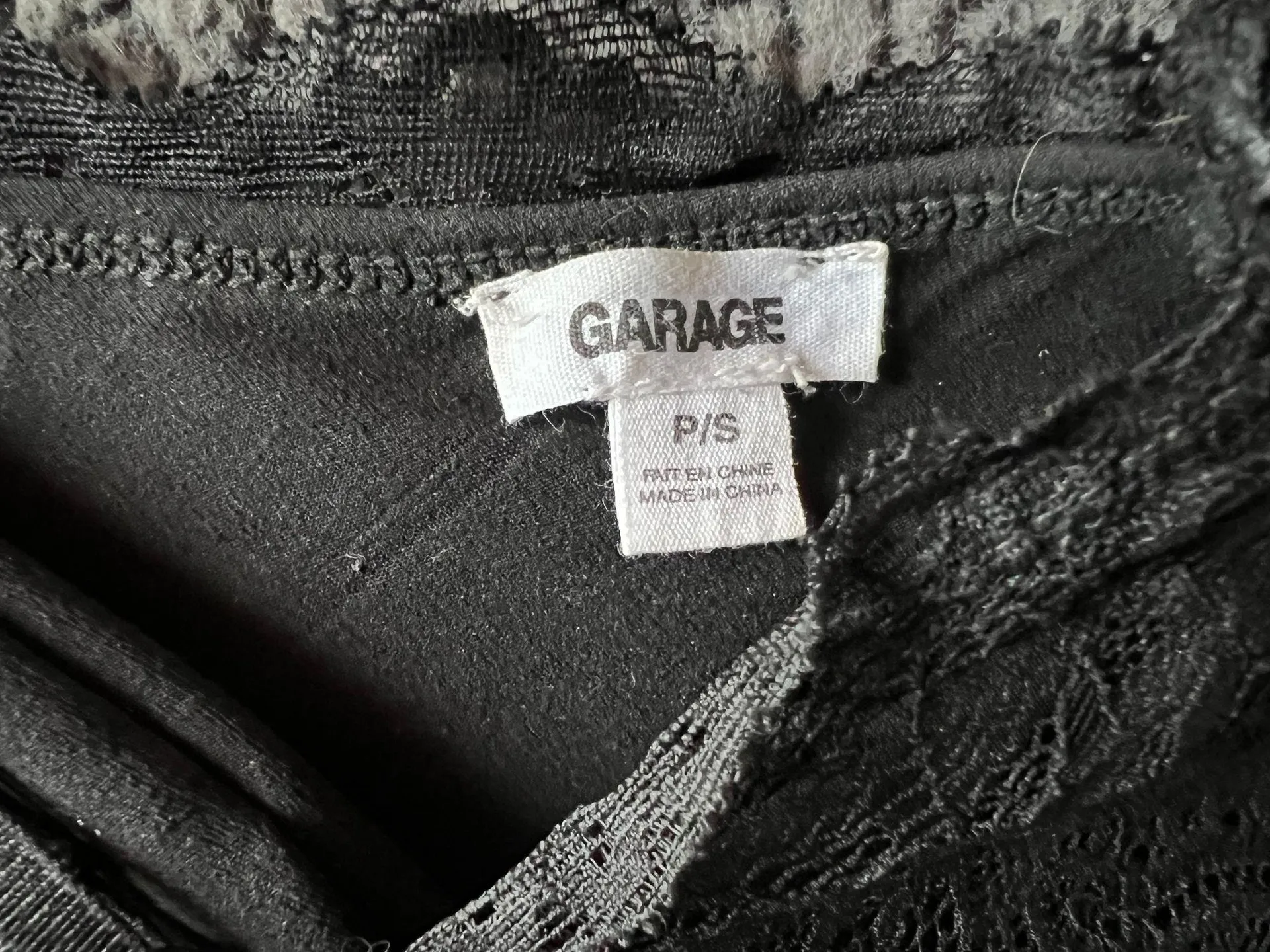 Black Lace Tanktop - Image 3