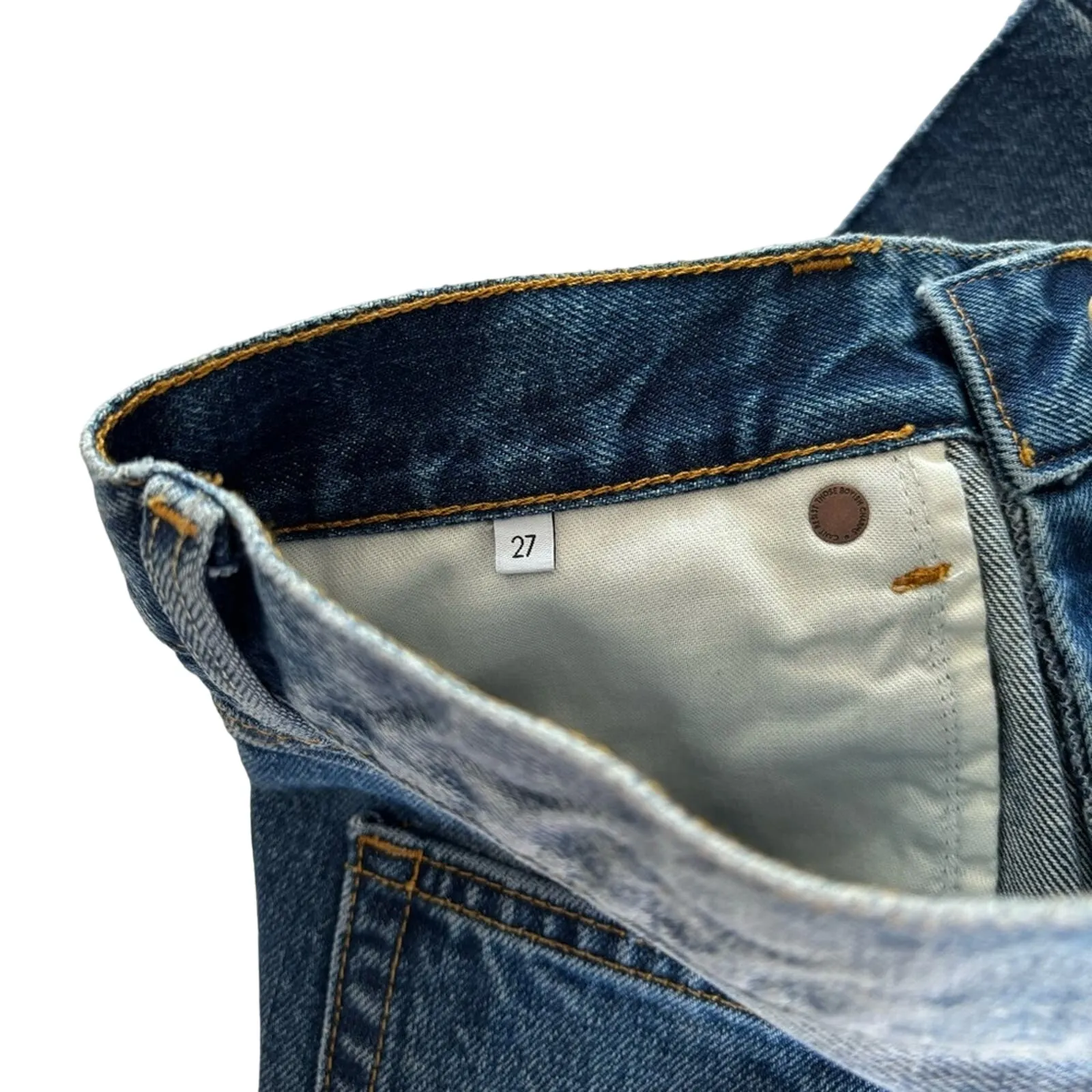 Boyish The Monty Miss Julie Blue High Rise Relaxed Denim Shorts Size 27 NWT - Image 4