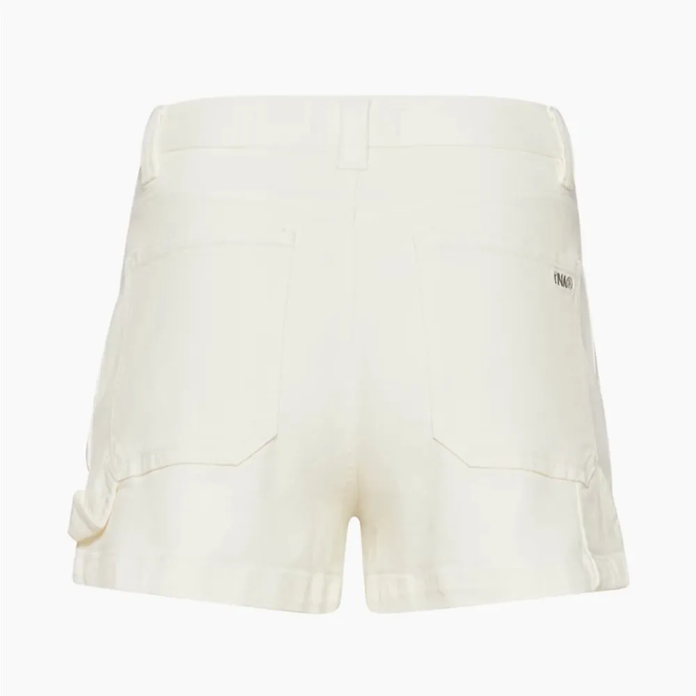 Aritzia TNA White Carpenter Shorts - Image 2
