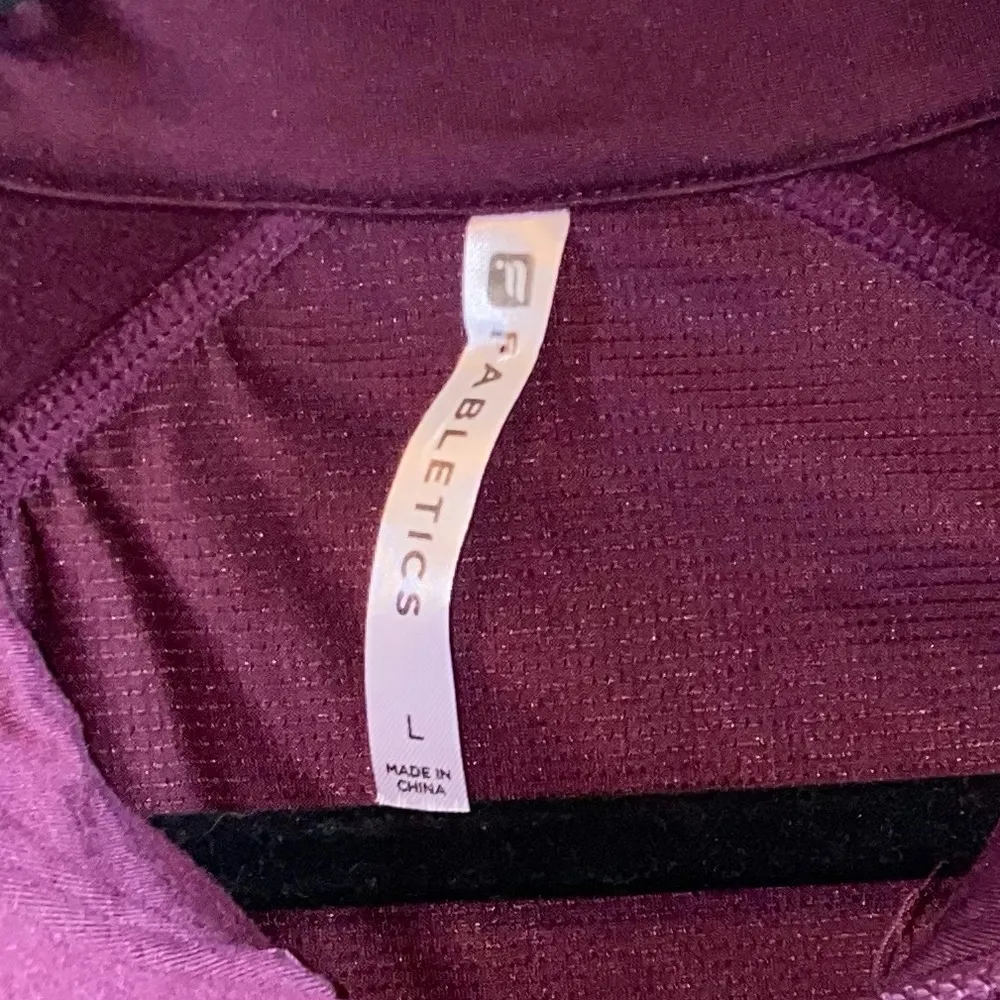 Fabletics Jojo Full Zip Jacket Burgundy - Image 5