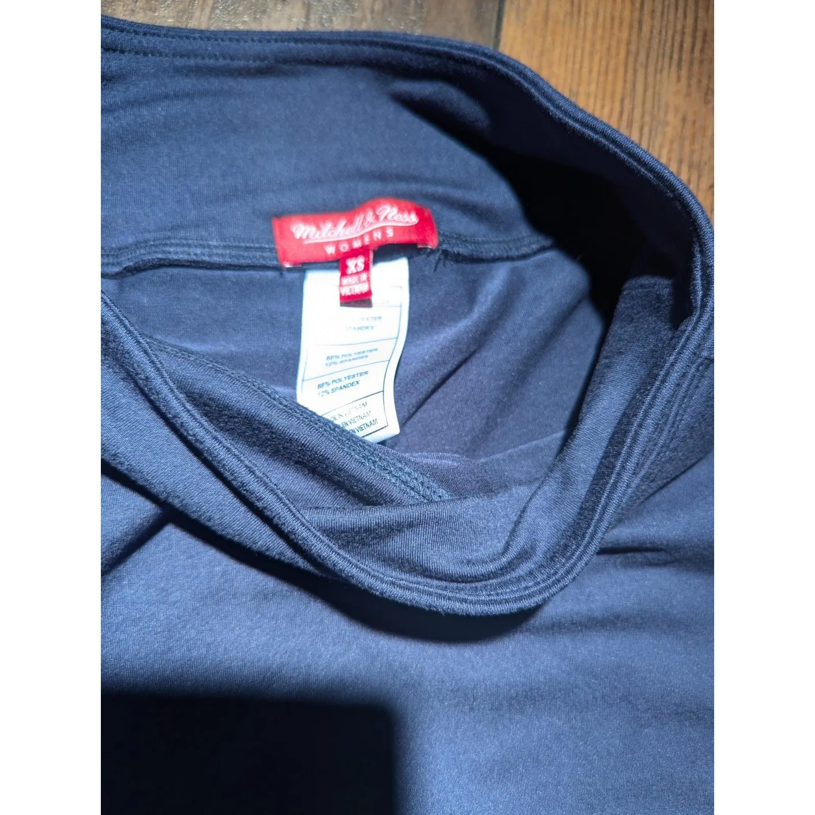 Mitchell & Ness Women’s Dallas Cowboys Cheer Skirt XS – NFL Throwback Navy Blue - Image 3