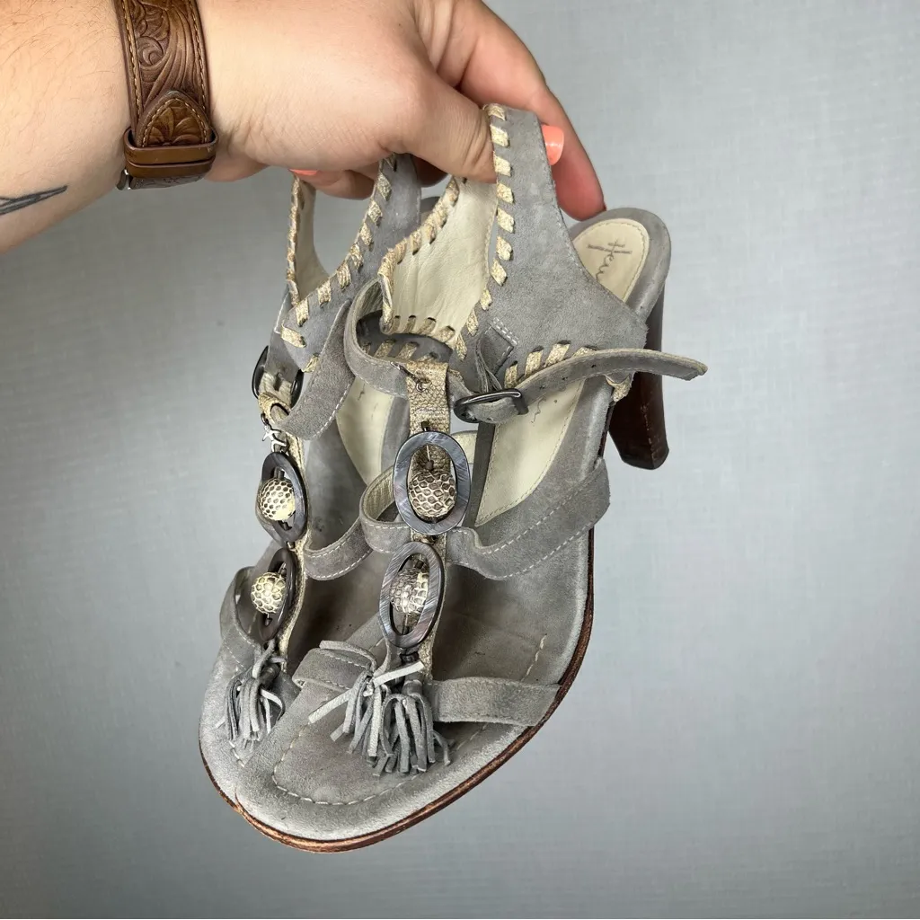 Henry Beguelin | Size 38.5 Elegant Gray T - Image 5