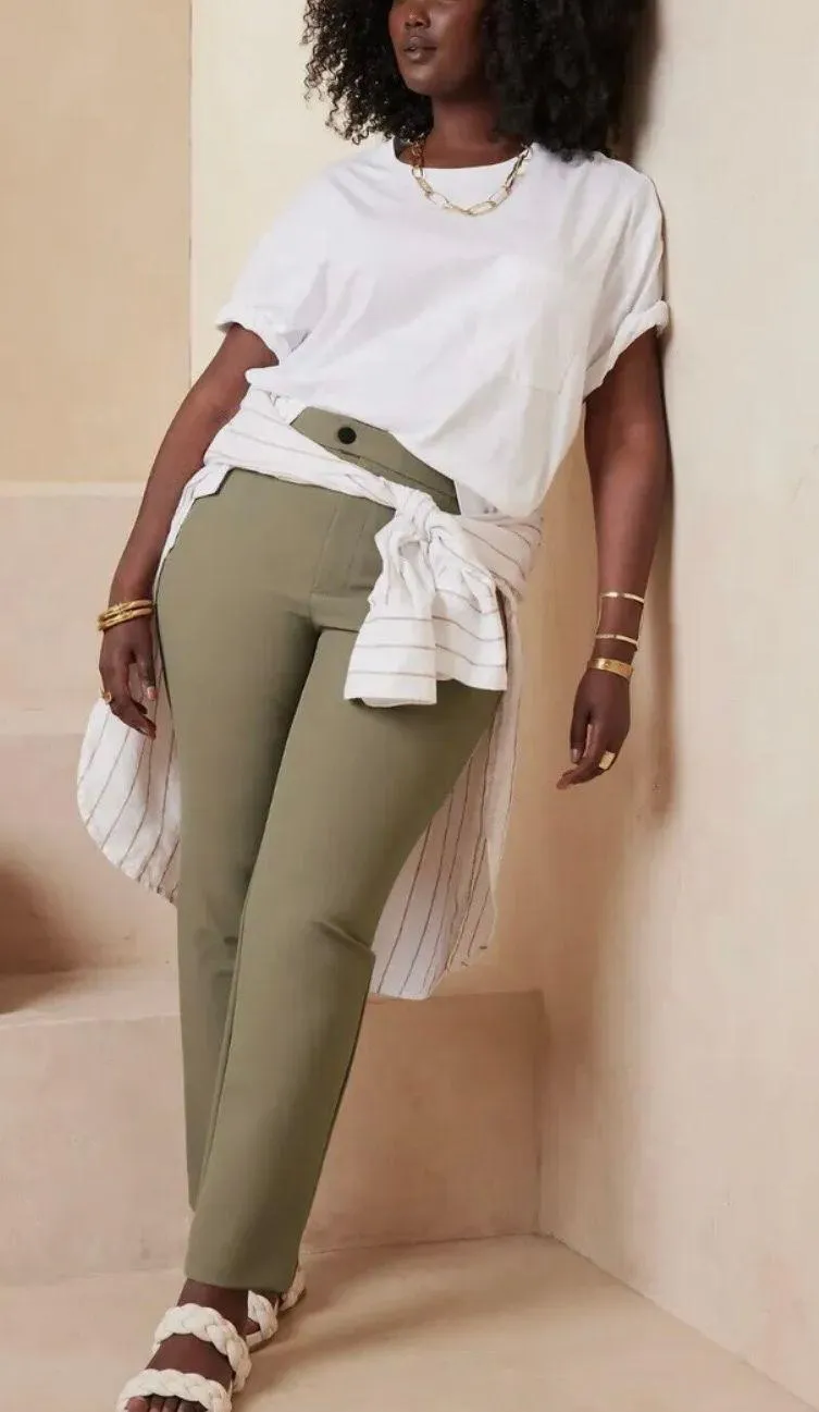 6 Slim Sculptweave Pant Mushroom size 6L. - Image 3