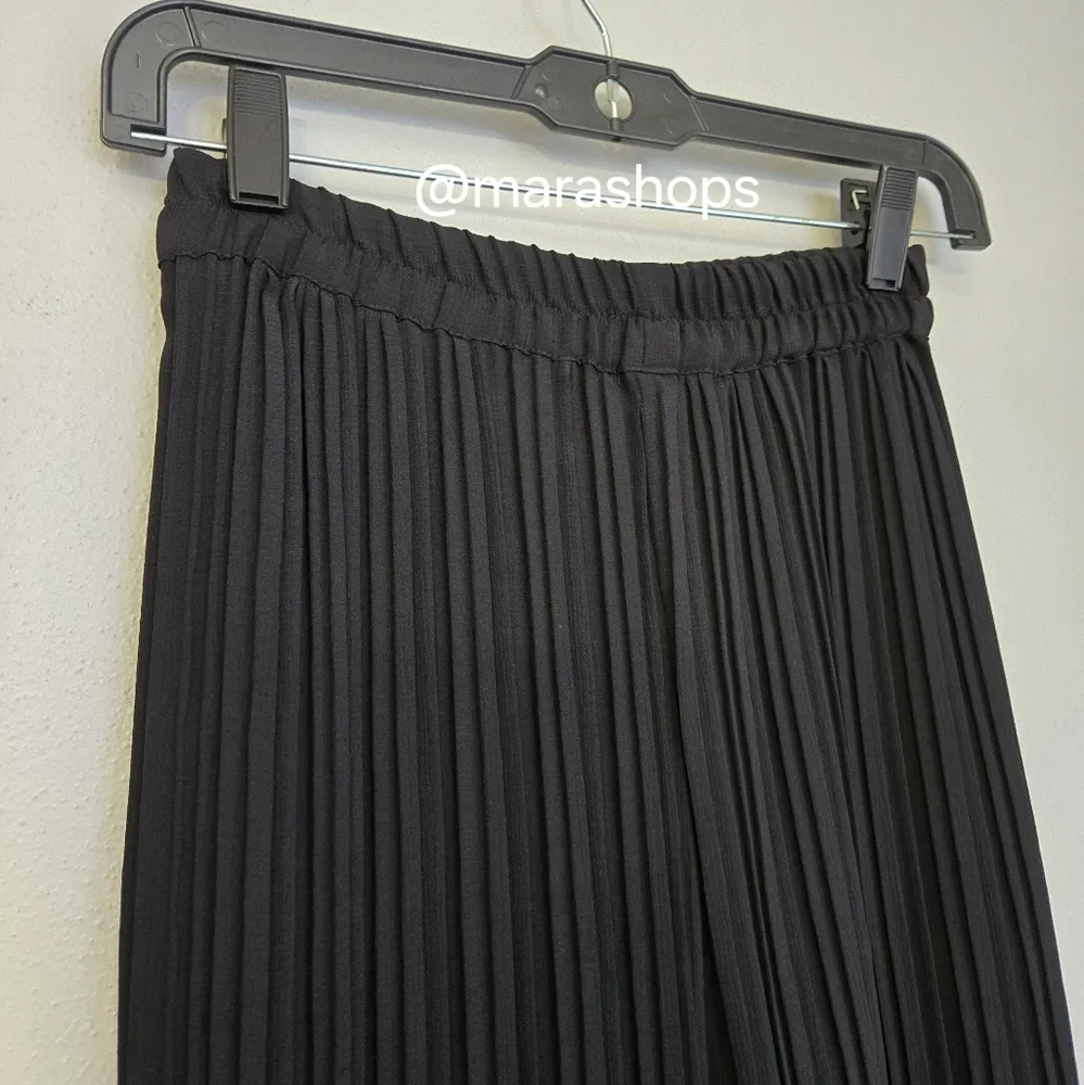 Babette San Francisco Black Crinkle Pleated Pants Size XS - Image 2