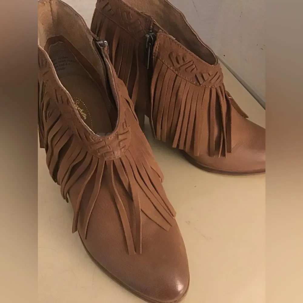 Seychelles women chestnut brown leather world tour boots US 8 - Image 6