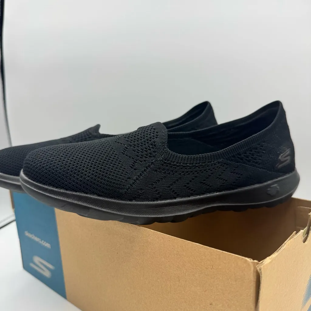 Skechers Knit Air Cooled Goga Mat Black 8 - Image 5