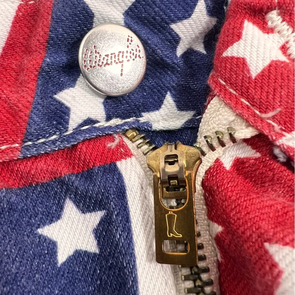 Wrangler‎ Star Stripe Patriotic Westward 626 Boot Cut Denim Jeans - Image 5