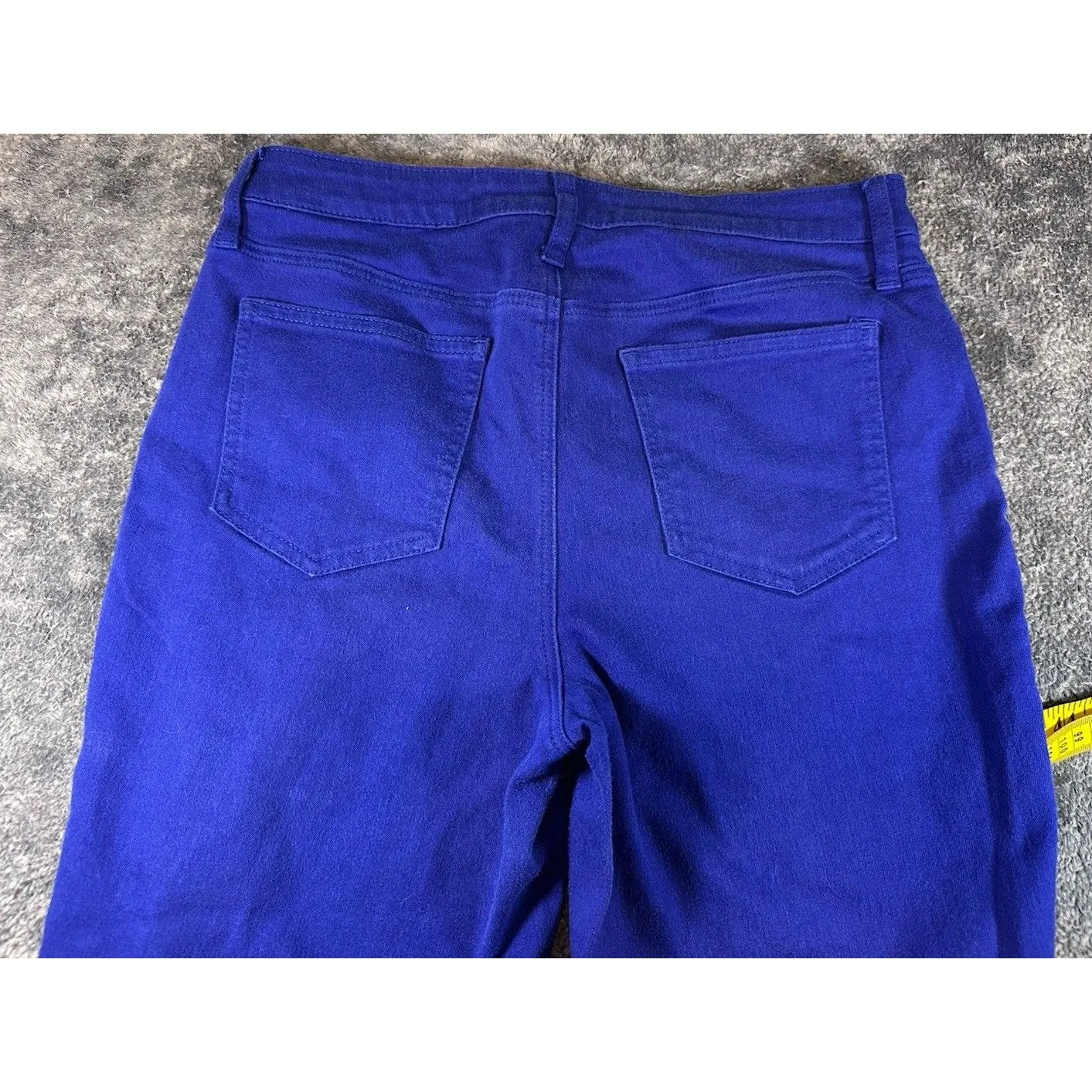 Chico's So Slimming Girlfriend Crop Slim Fit Jeans Women's Blue US 6 - Image 8