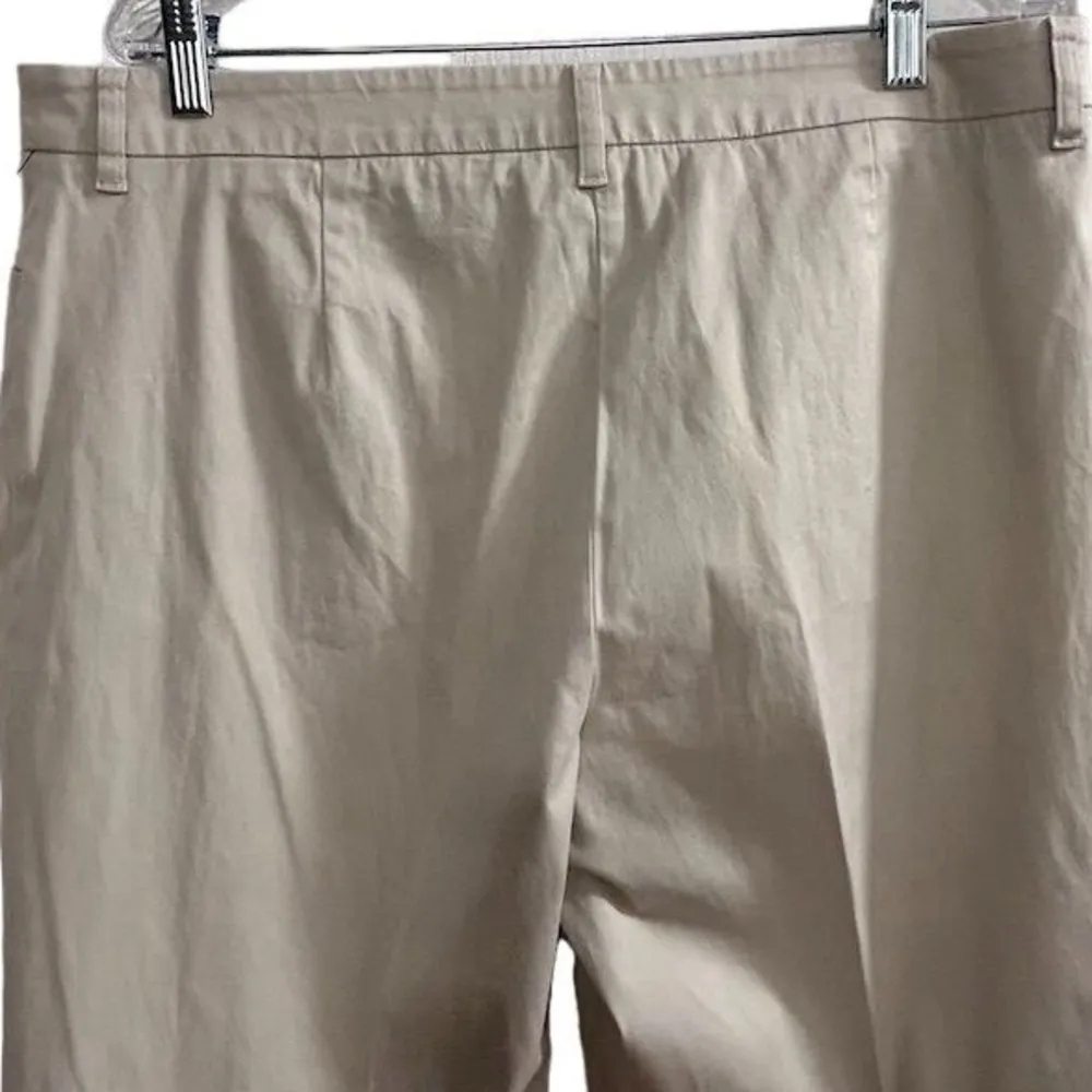 Jones New York Women's Beige Dress Khaki Pants Size 16 Straight Leg Casual - Image 7