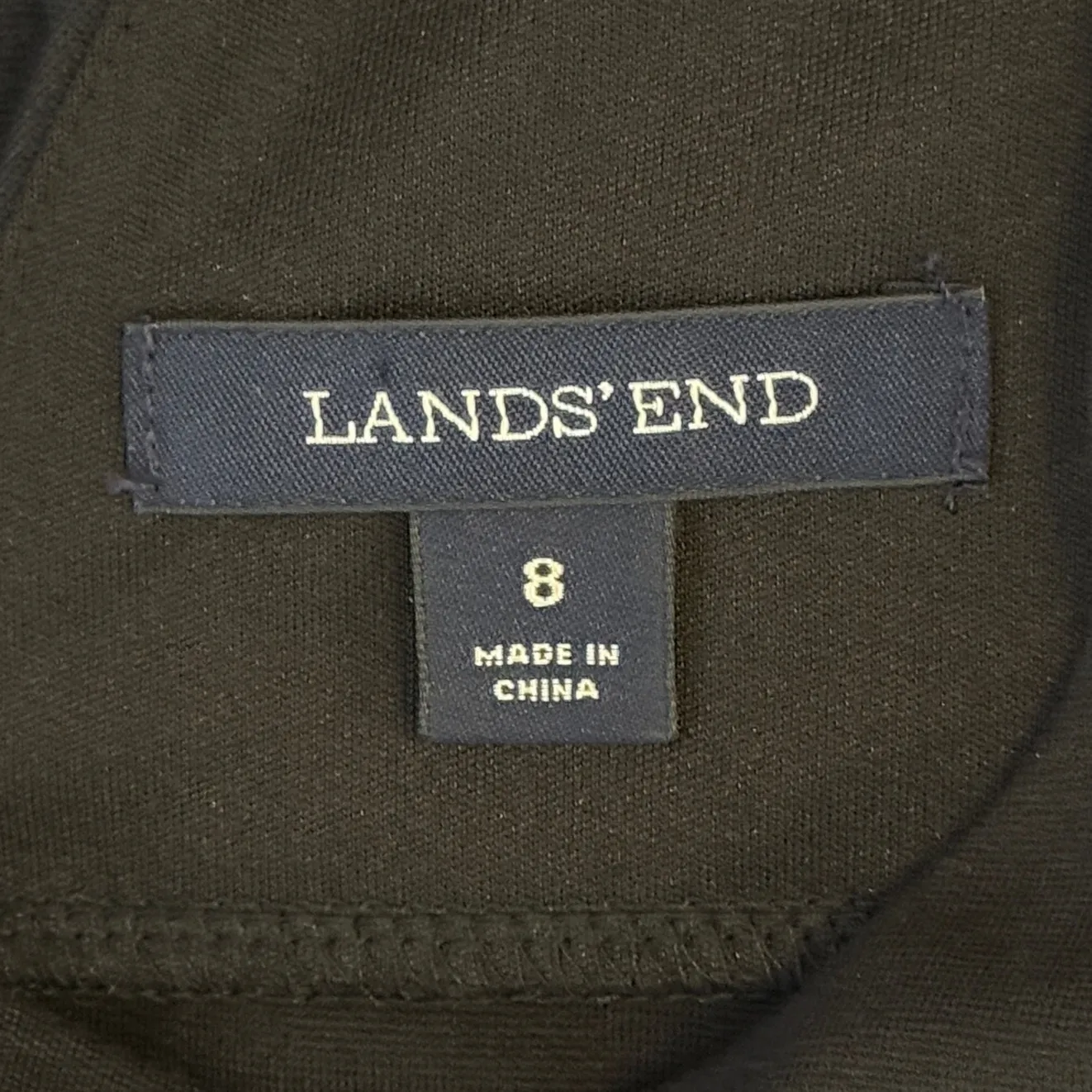 Lands End Sleeveless Fit & Flare Midi Dress Sz 8 Academia Witchcore Jumper Style - Image 9