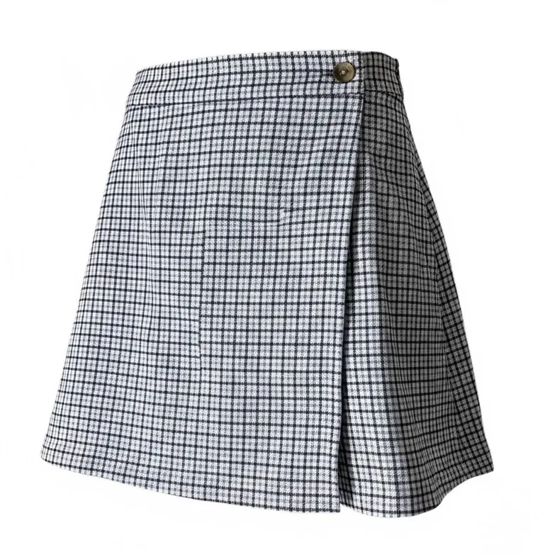 Hollister Ultra High-Rise Pleated Plaid Mini Skirt - Image 4