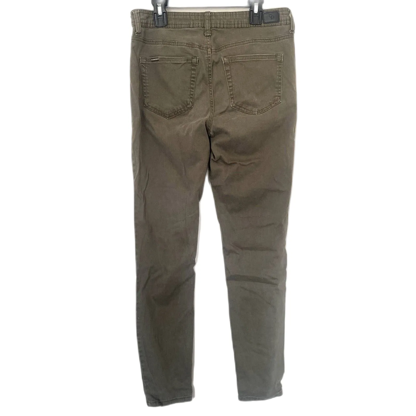 Celebrity Pink Skinny Jeans Olive Green Cotton Modal‎ Stretch Size 28 Waist - Image 4