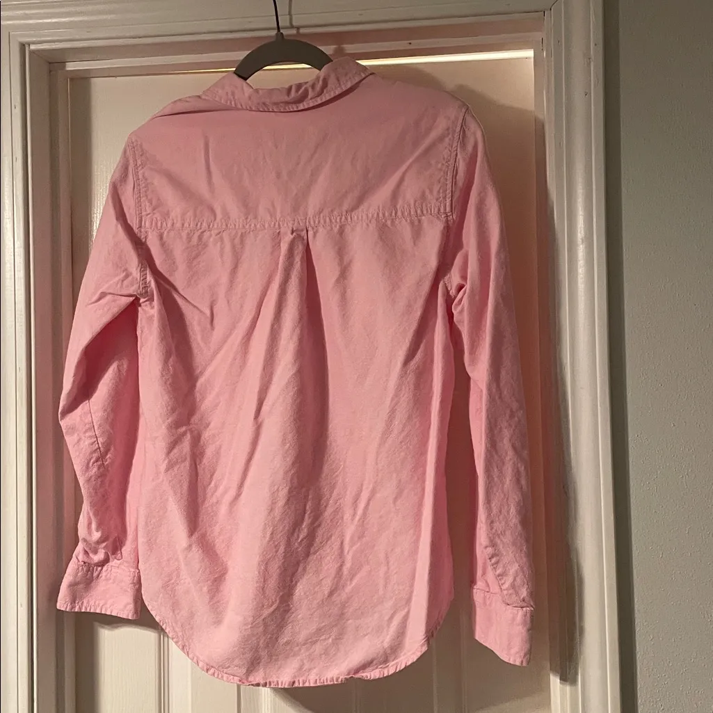 EUC Universal Thread pink cotton poplin shirt - Image 4