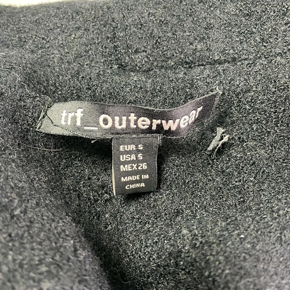 Zara black wool full length jacket - Image 7