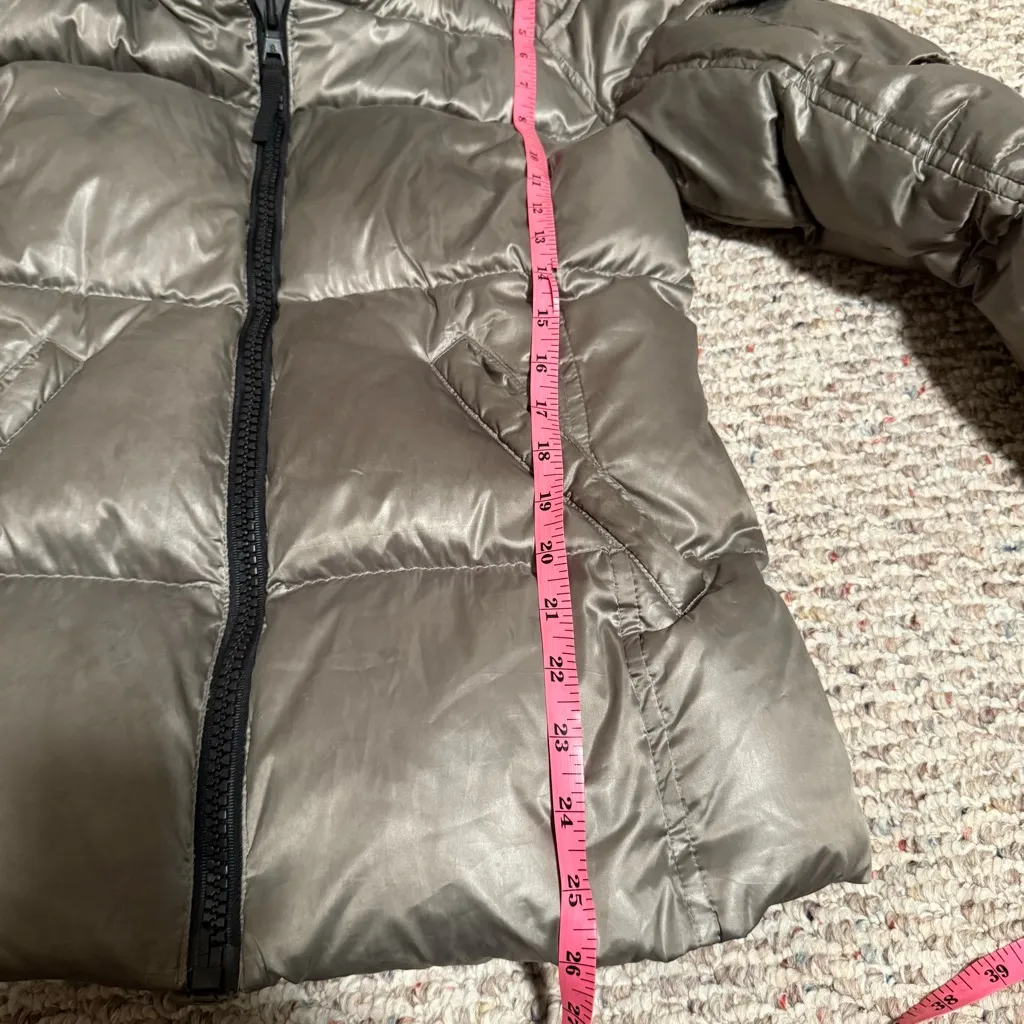 S13 New York Freestyle Kylie Hooded Puffer Jacket Silver Gray - Image 11