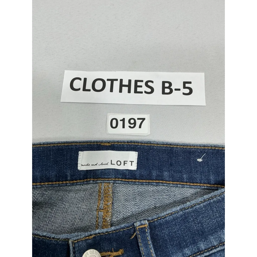 Womans Loft The Super Soft Girlfriend Blue Jeans 26/2T 0197/B-5 - Image 3