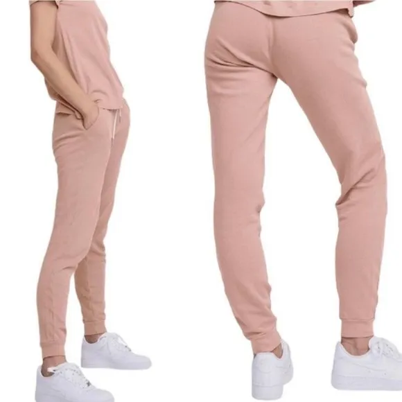 NWT MATE the Label Rose Organic Terry Classic Jogger - XL - Image 2
