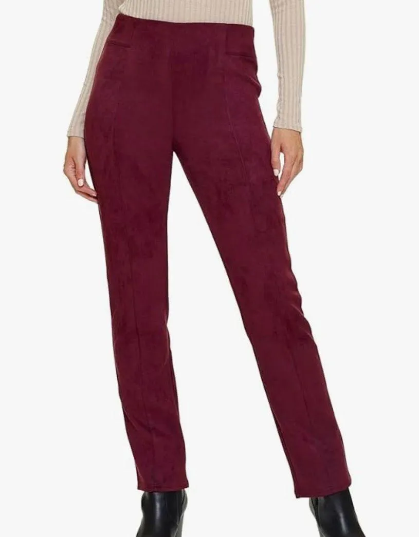 Faux Suede Skinny Leggings NWOT - Image 4