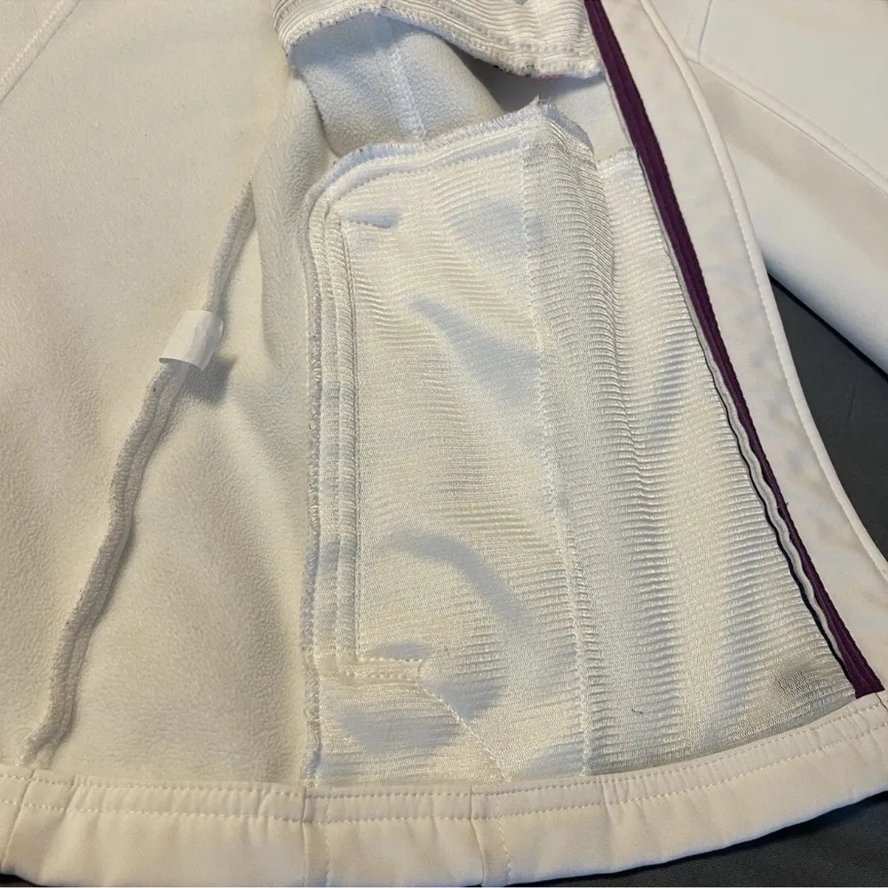 Snozu Performance Jacket Full Zip White Soft Ladies Size Medium*READ* - Image 10