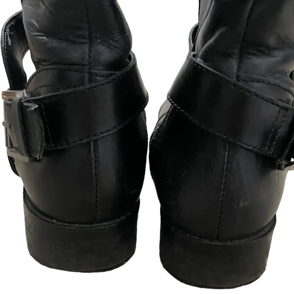 SEYCHELLES Tall Black Riding Leather Boots 7.5 - Image 7