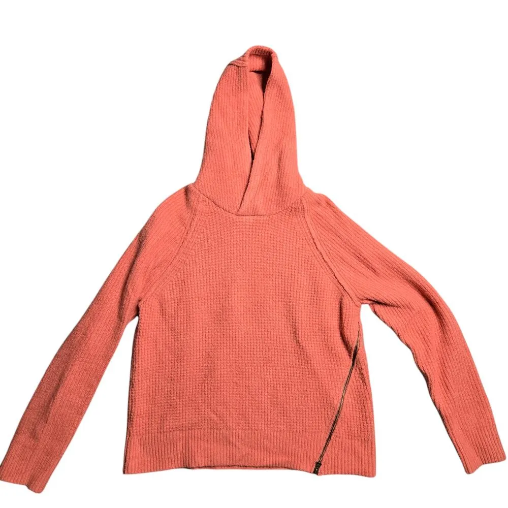 Anthropologie Pilcro Side-Zip Sweater Knit Hoodie Size: M - Image 2