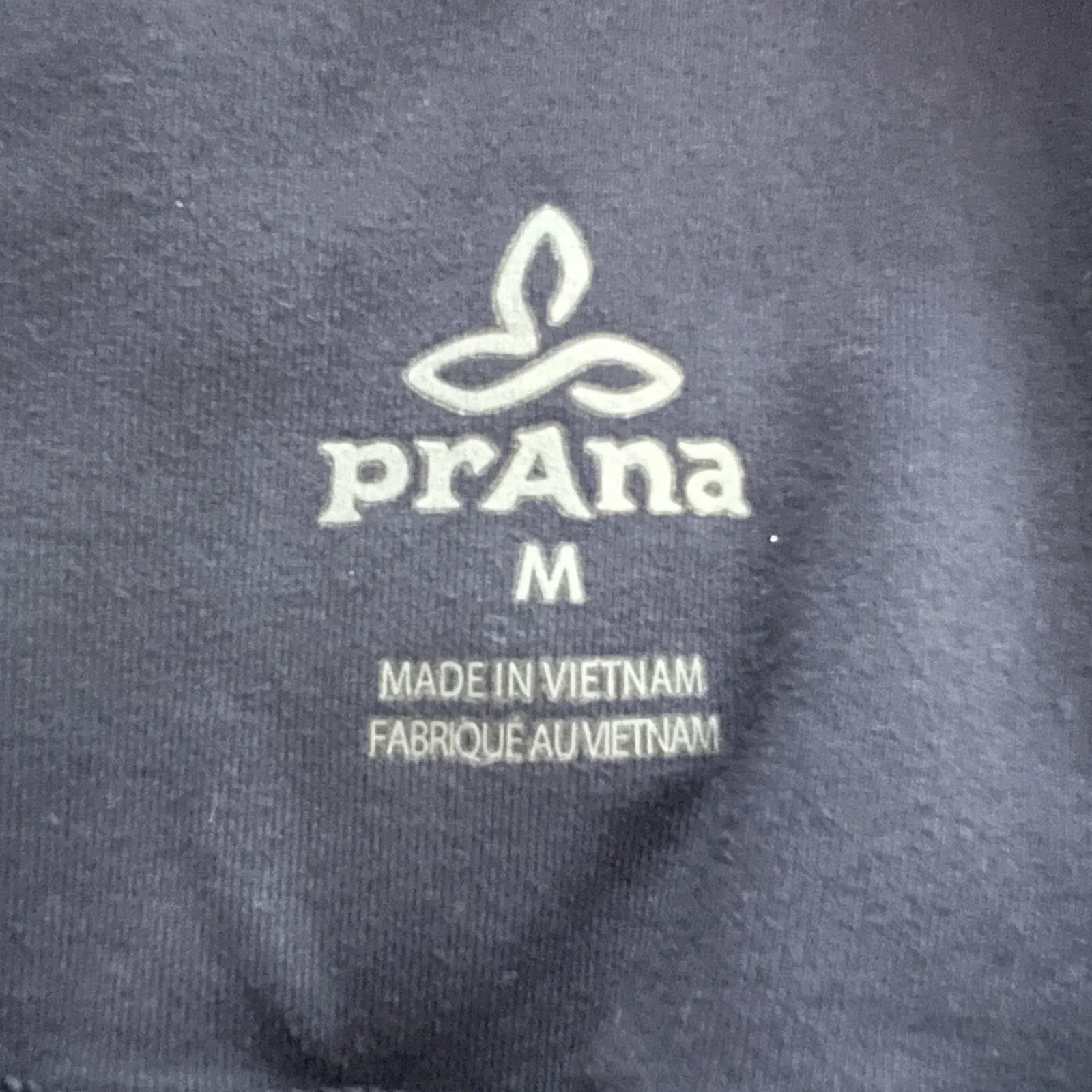 PrAna Yoga Leggings M‎ Medium Navy Blue Cropped Capris Activewear Gym Pilates - Image 6