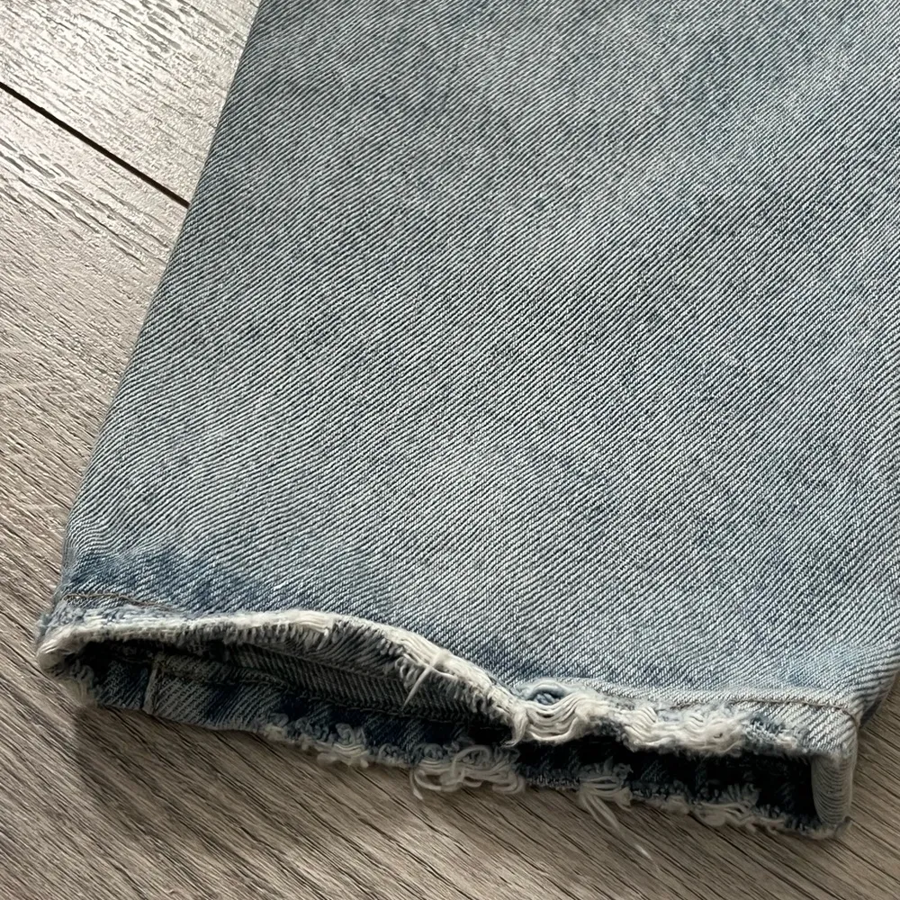 Current/Elliott The Original Straight w/ Cut Off Waistband Jeans | 26 - Image 6