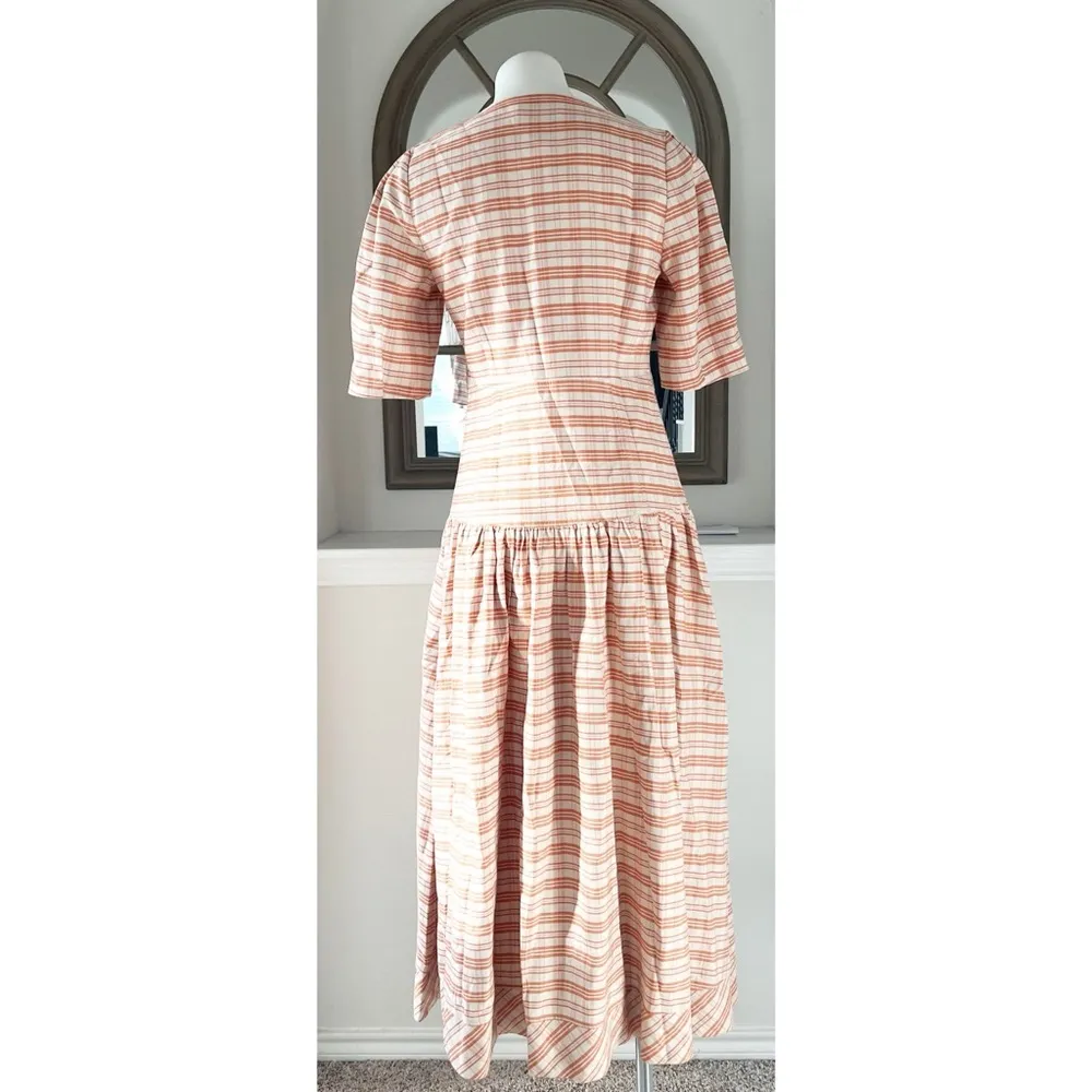 Jonathan Simkhai Greer Tailored Plaid Button - Image 4