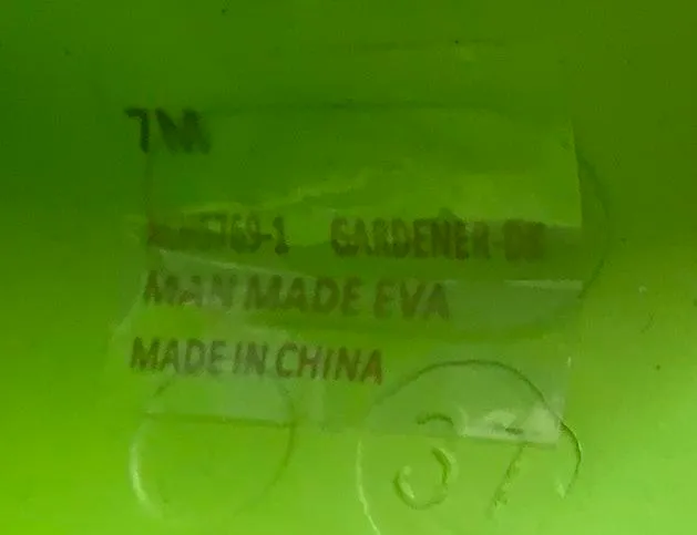 Lime Green Platform Clogs Size 7 - Image 5