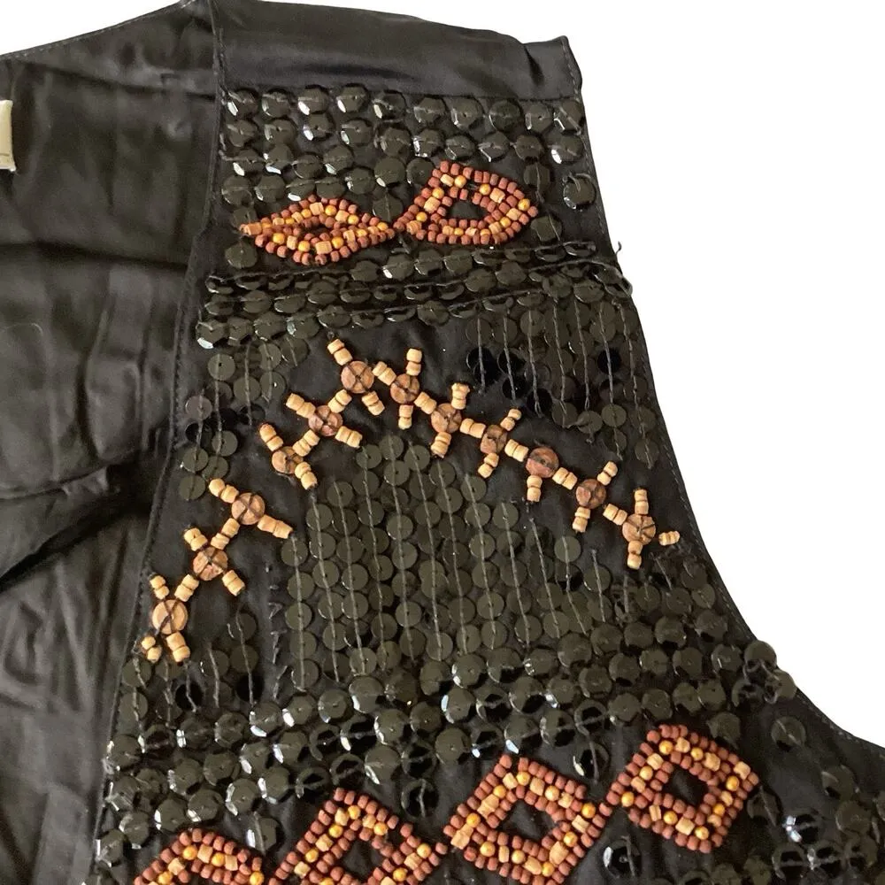 Sandy Starkman Sequin Vest Black Size M - Image 4